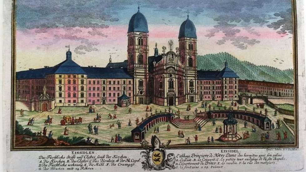 Pilgerort seit mehr als 1000 Jahren: Das Kloster Einsiedeln.